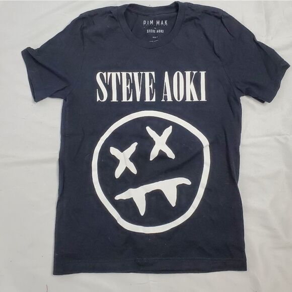 STEVE AOKI shirt Kolony Collection fang tour black t-shirt unisex S - Picture 3 of 7